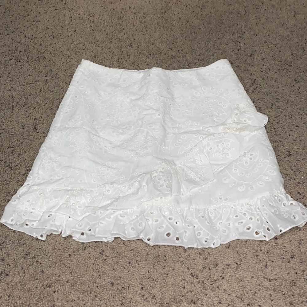 White Paisley Shirt with Built in Shorts